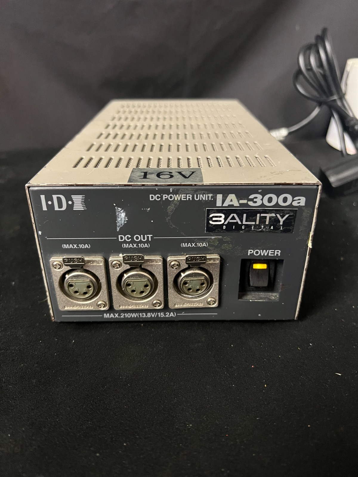 IDX System Technology IA-300a Triple-Channel Camera Power Supply CG01PG5