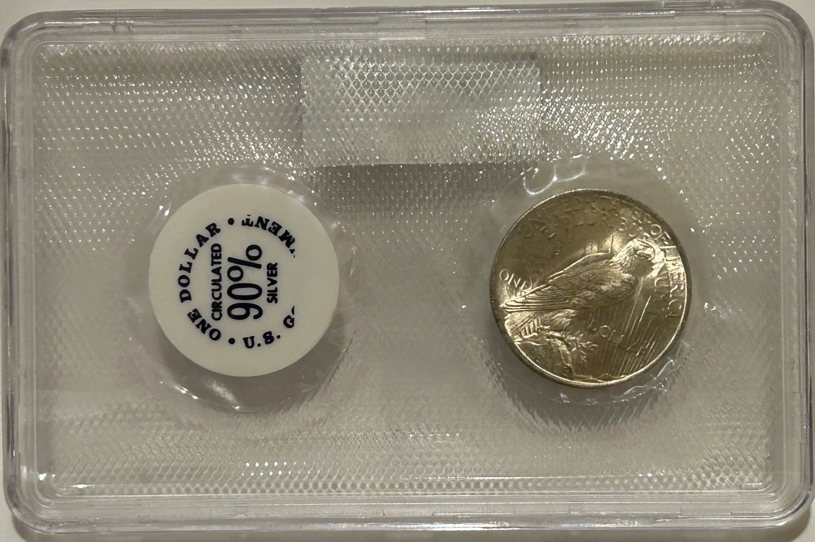 1923 P Peace Silver Dollar PCGS MS63 Original GSA Softpack Encapsulated