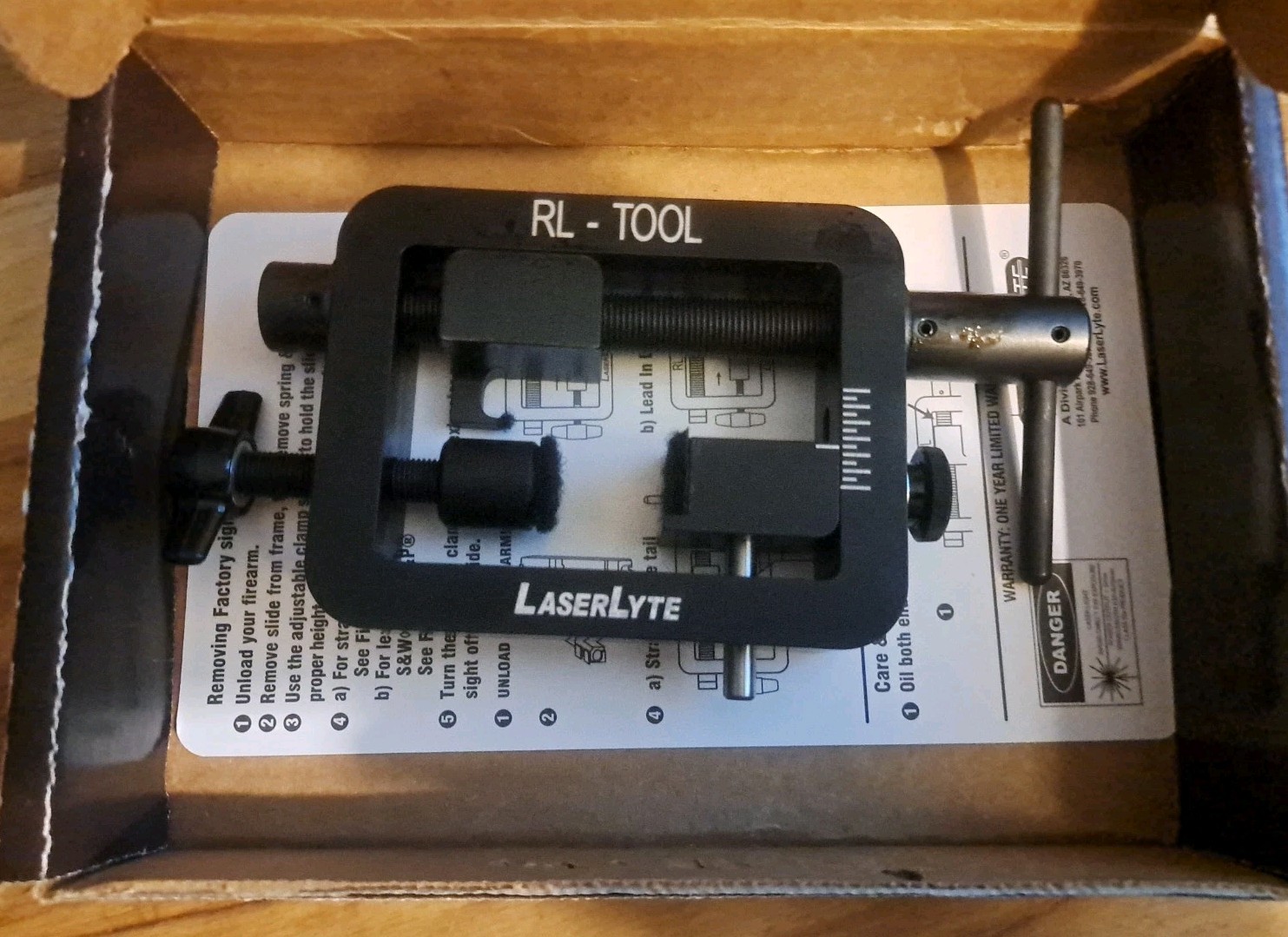 Laserlyte RL-Tool Rear Sight Installation Tool Firearms Repair
