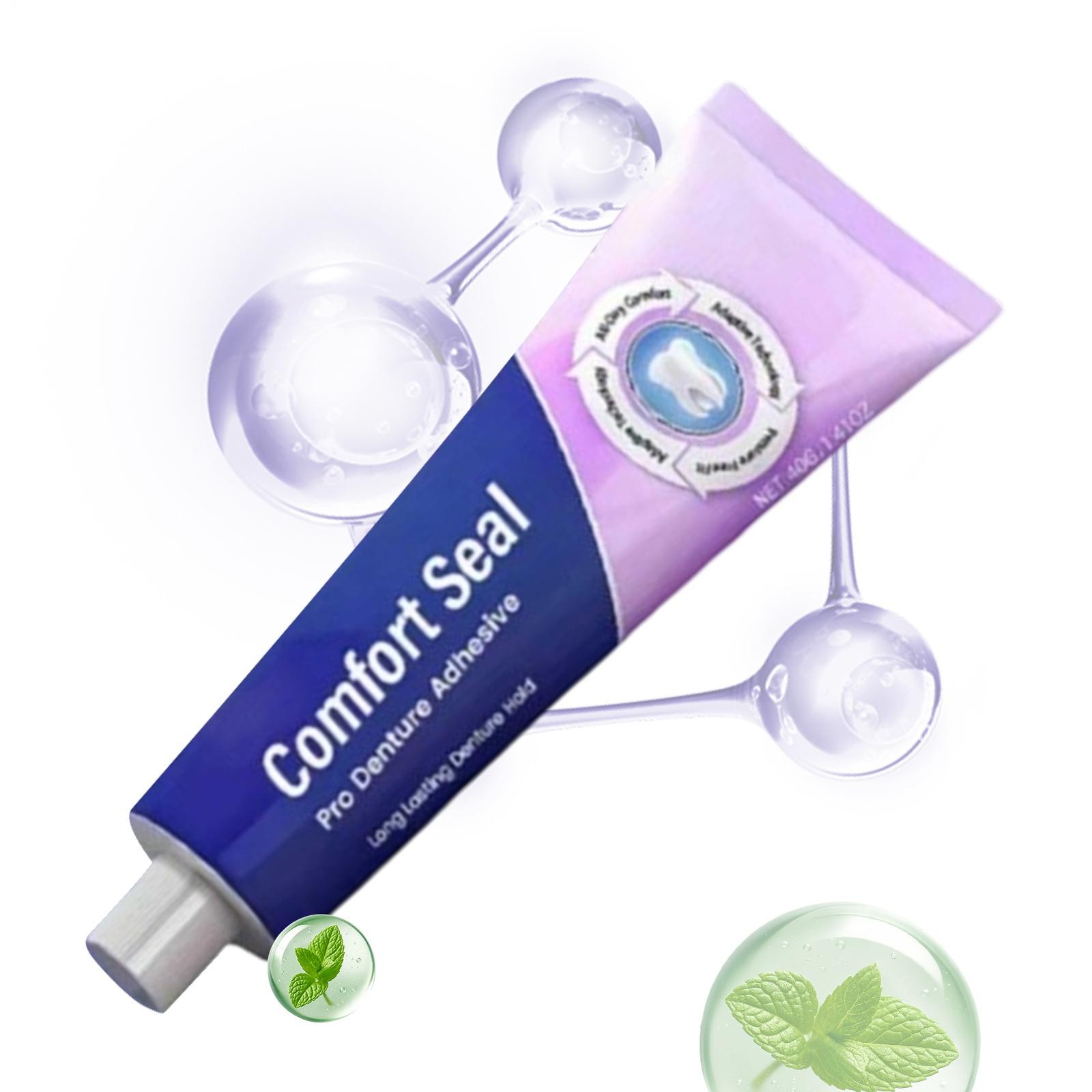 Comfort SealPro Denture Adhesive 40g Strong Bonding Repair Glue Denture Cream