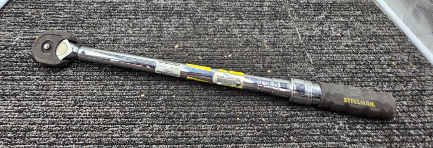 Steelman 96218 1/2" Drive Micro Adjustable Torque Wrench *USED WORKING