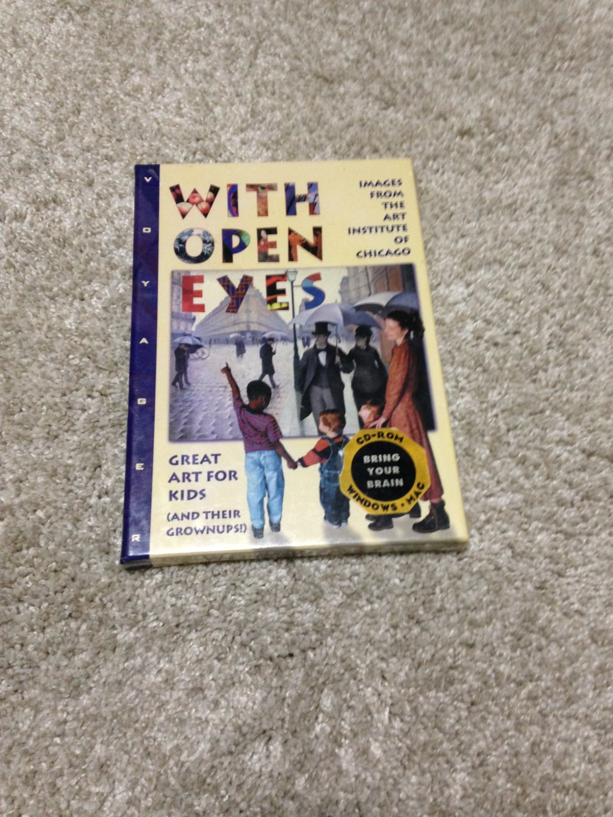 WITH OPEN EYES CD-ROM NEW VOYAGER IMAGES FROM THE ART INSTITUTE OF CHICAGO