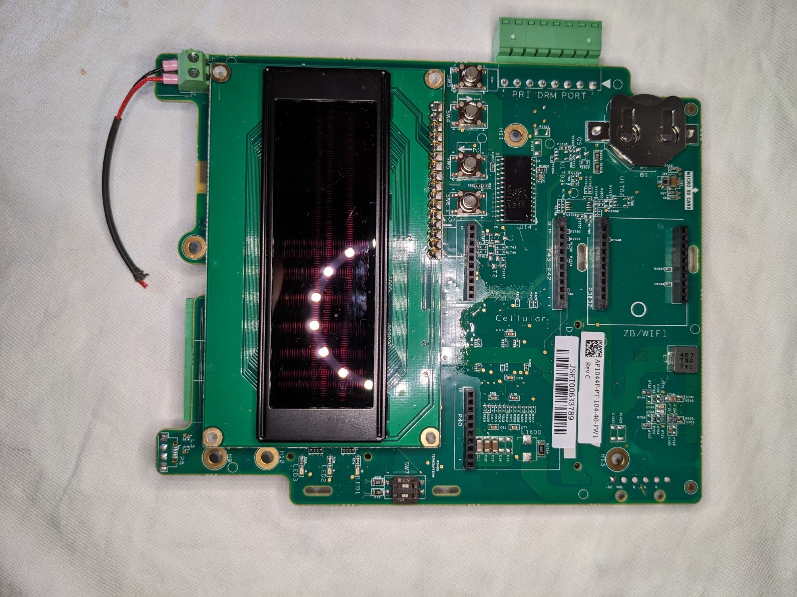 SolarEdge AP1044F Display Communication Board AP1044F-PT-104-40-FW1 Rev C