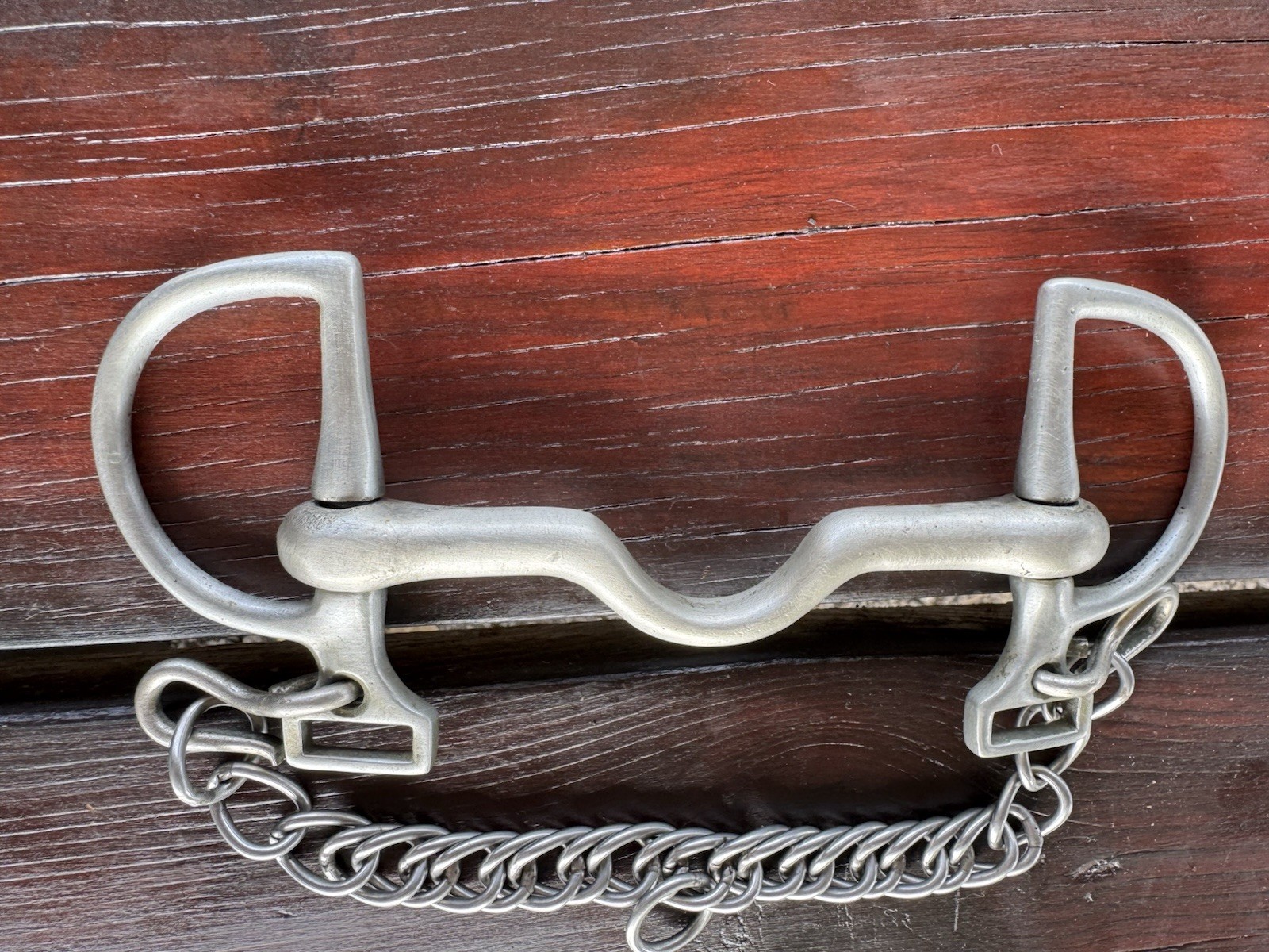 Vintage Never Rust Low Port Kimberwick English Horse Bit 5" Mouth