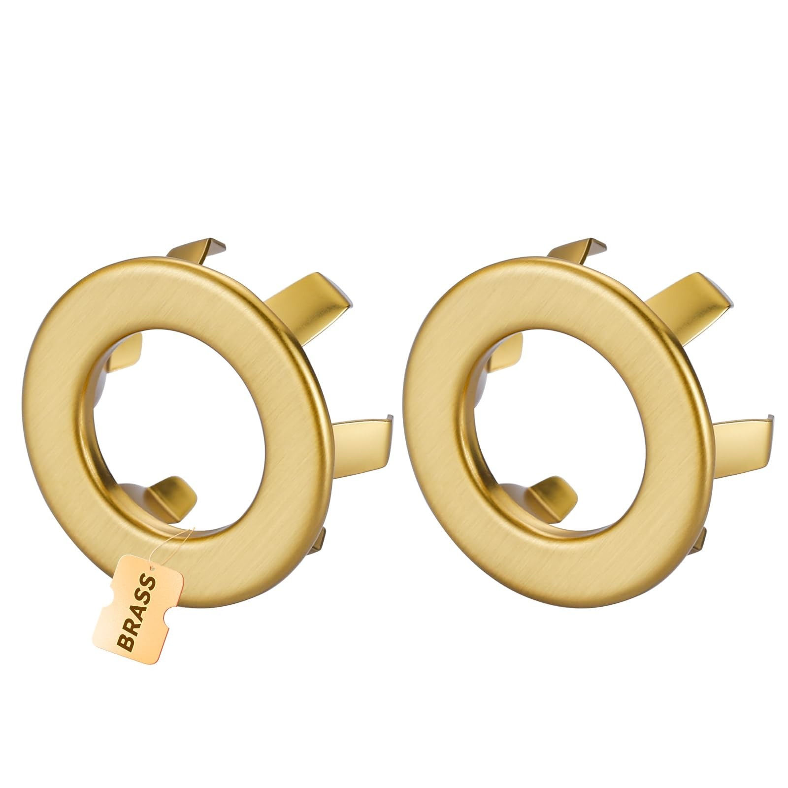 Sink Overflow Ring Brushed Gold: ARCORA 2 Pack Solid Brass Bathroom Vessel Si...