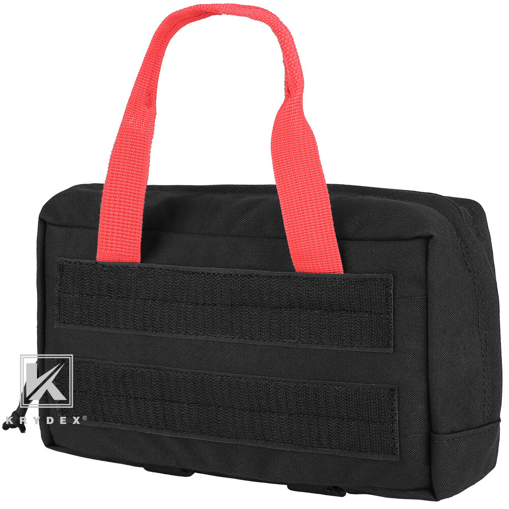 KRYDEX Clear Top Insert Pouch Medical Bag Organizer Hook & Loop for D3 Backpack