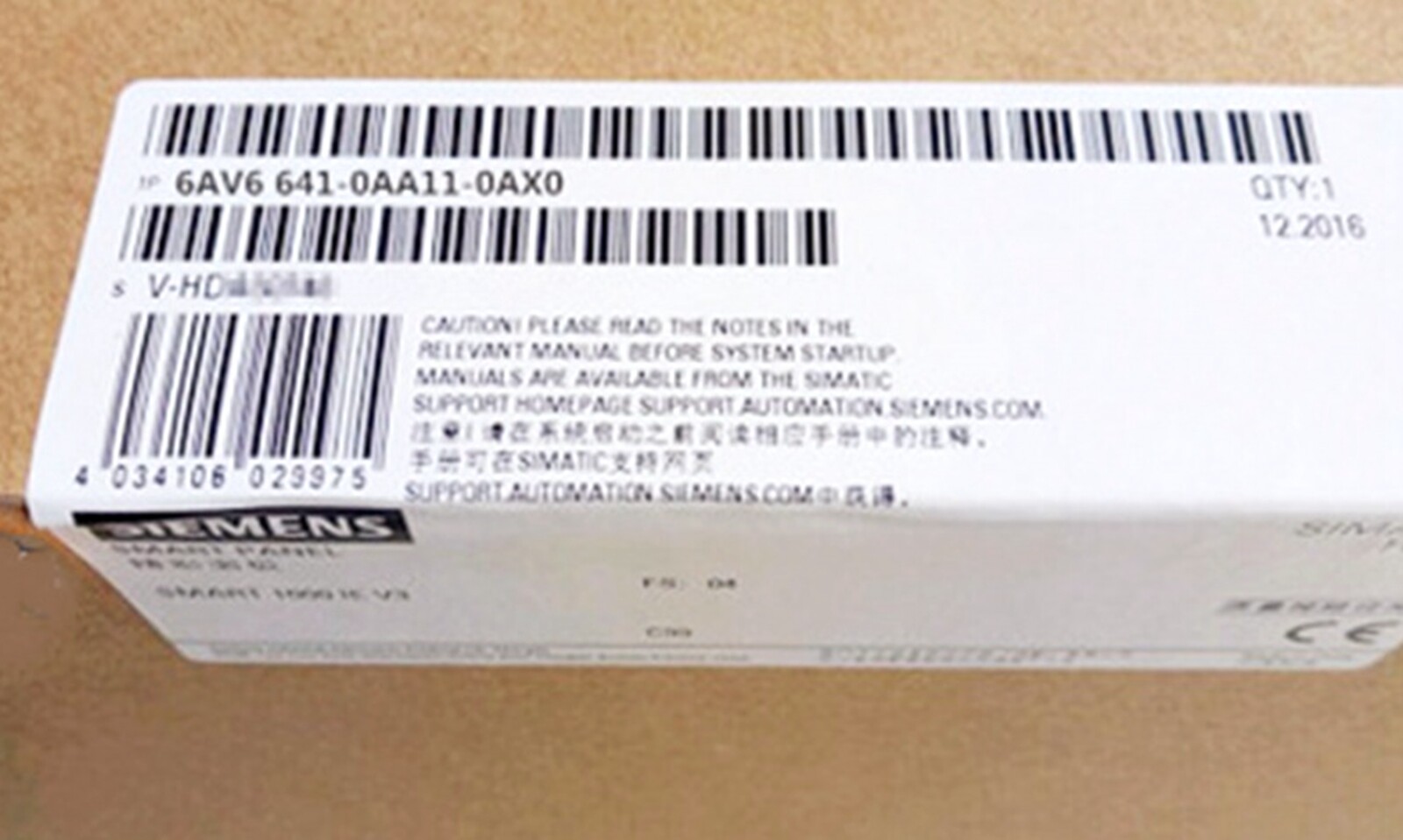 NEW SIEMENS 6AV6 641-0AA11-0AX0 6AV6641-0AA11-0AX0 Operator Panel