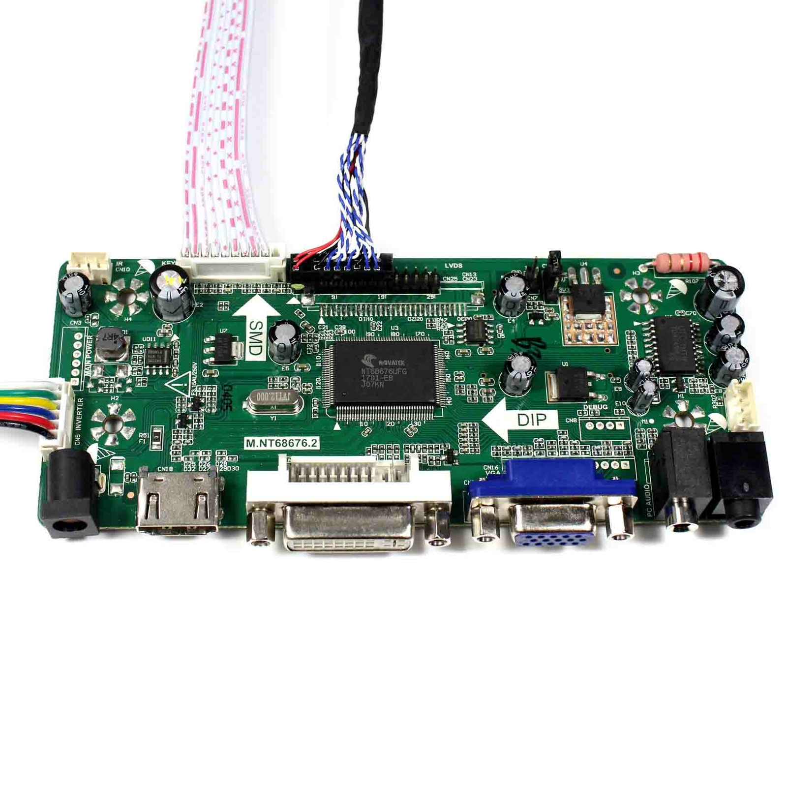 HDMI DVI VGA LCD Controller HDMI Board LTM150XH LQ150X1LW73 1024x768 LCD Screen