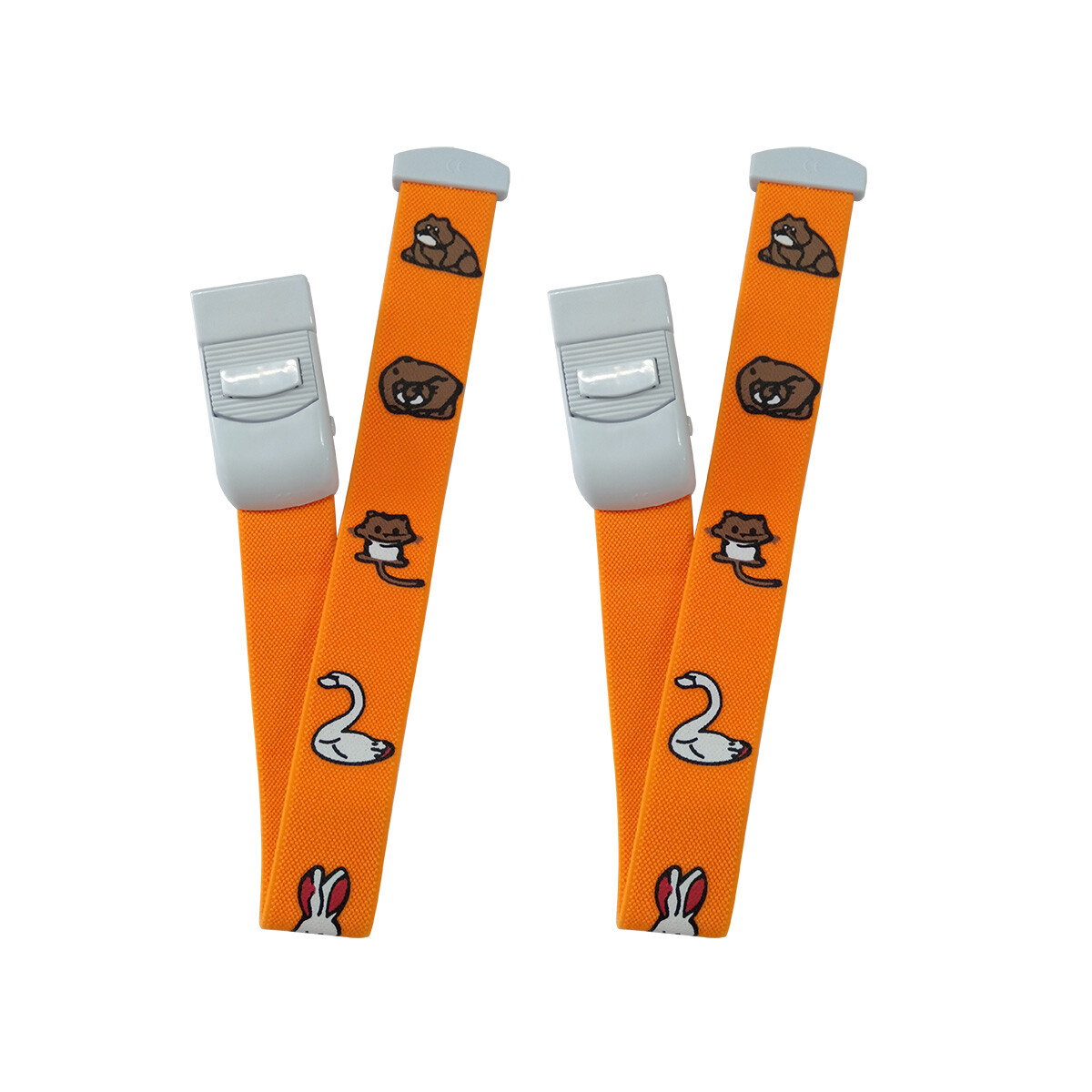 2 Tourniquet Quick Slow Release Paramedic Buckle Outdoor Strap Cartoon Orange