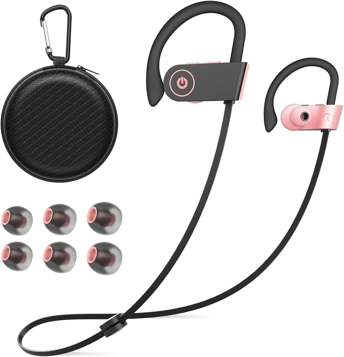 JOYWISE 16H Bluetooth Wireless Headphones Playtime Earbuds Mic Stereo in