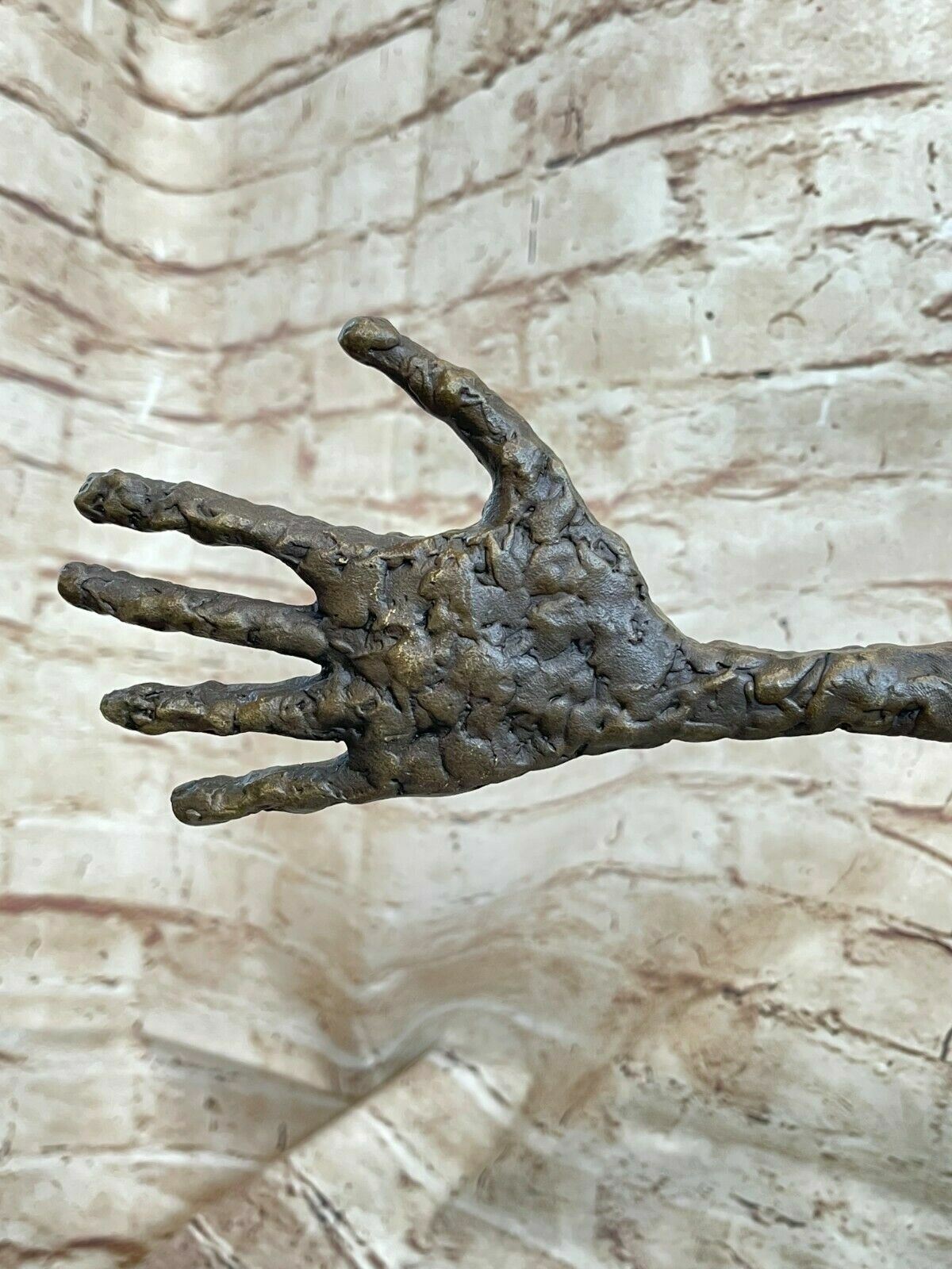 100% Solid Bronze Sculpture Rare Hand Classic Artwork Home/Office Decor Artwork