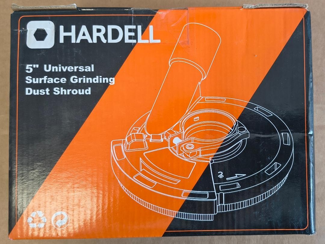 NEW Hardell 5" Universal Surface Grinding Dust Shroud For Angle Grinder FreeShip