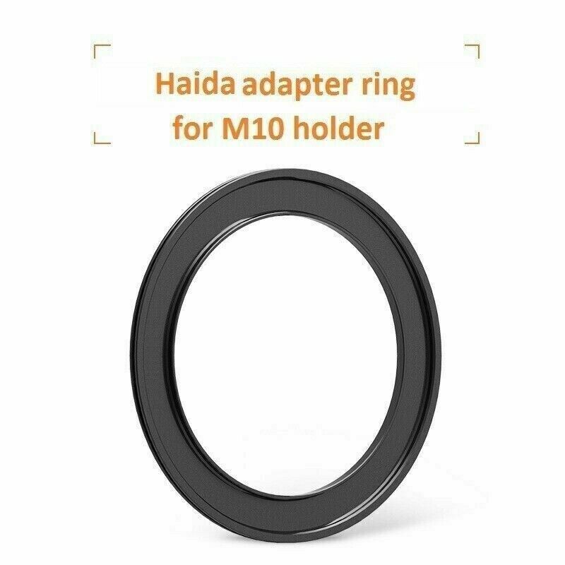 Haida 52 55 58 62 67 77 82 86 95mm Adapter Ring for M10 100mm Filter Holder