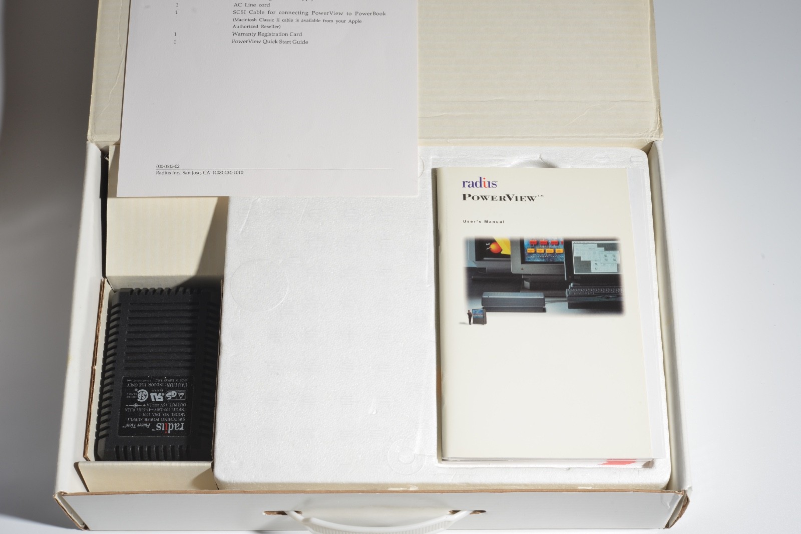 Radius PowerView SCSI Display Interface for Macintosh PowerBook 140 170 w/ Box