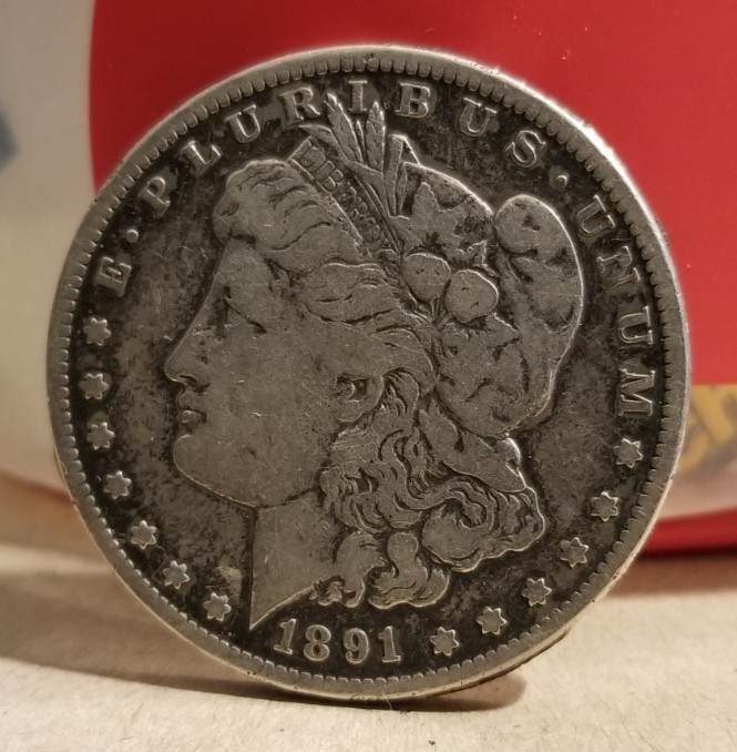 1891 Morgan Silver Dollar