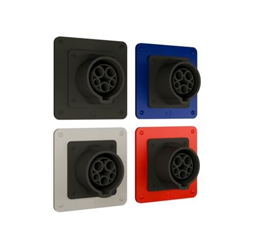 PrankPort: The Fake EV Charging Port J1772 for Diesel ICE Gas Truck Gag (Blue)