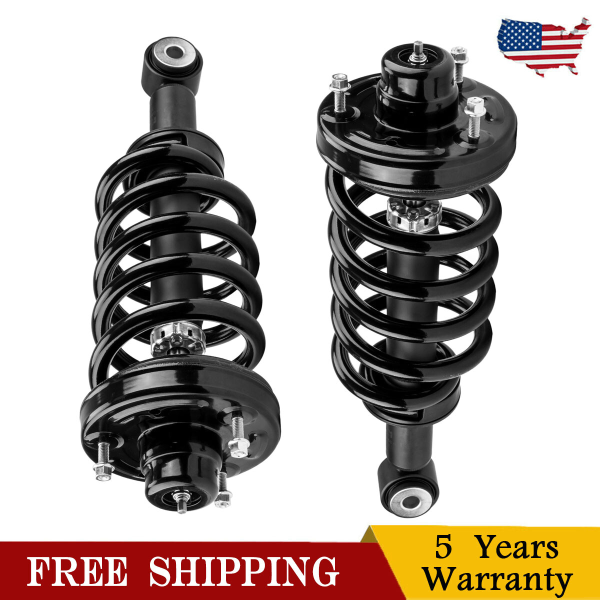 2pcs Rear Struts & Coil Spring For Ford Expedition Lincoln Navigator 2007-2017