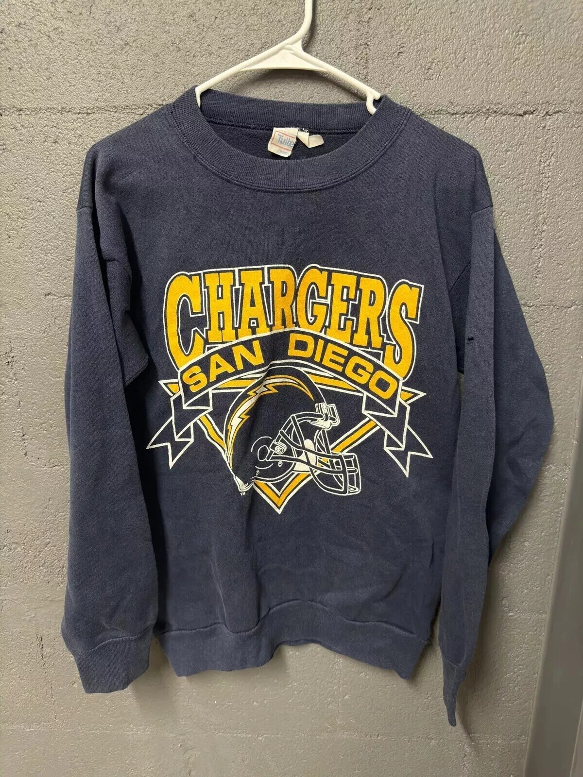 Vintage 90s San Diego Chargers Crewneck Sweatshirt Black Color S-5XL