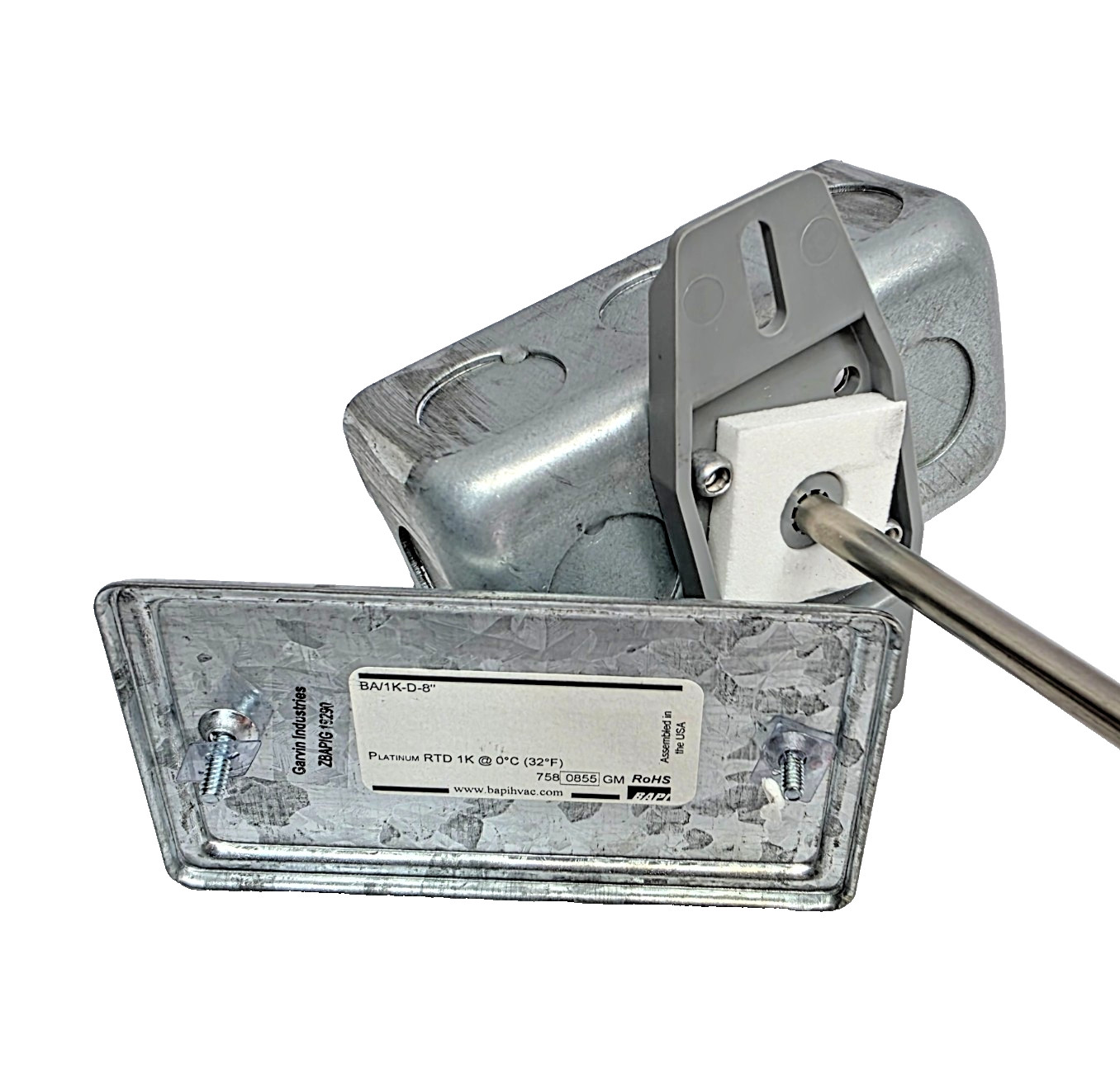 BAPI BA/1K-D-8" Platinum RTD 1K @ 0° C (32° F) Probe