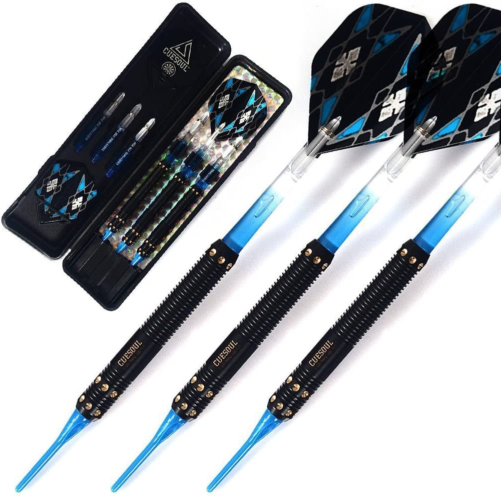 Soft Tip Darts Set Plastic Tip with Dart Case