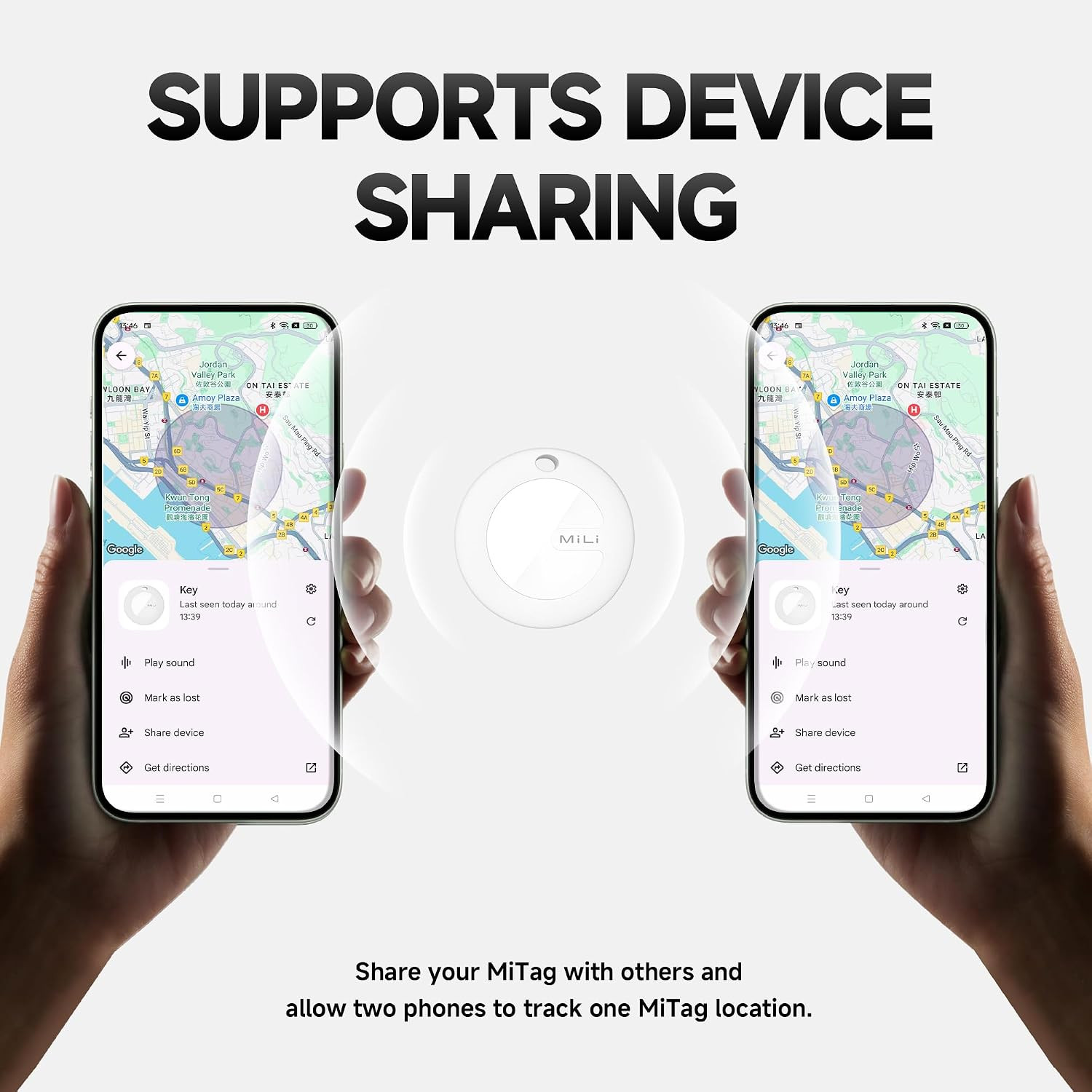 Air Tracker Tags for Android 1 Pack, Bluetooth Tracker for Google Find