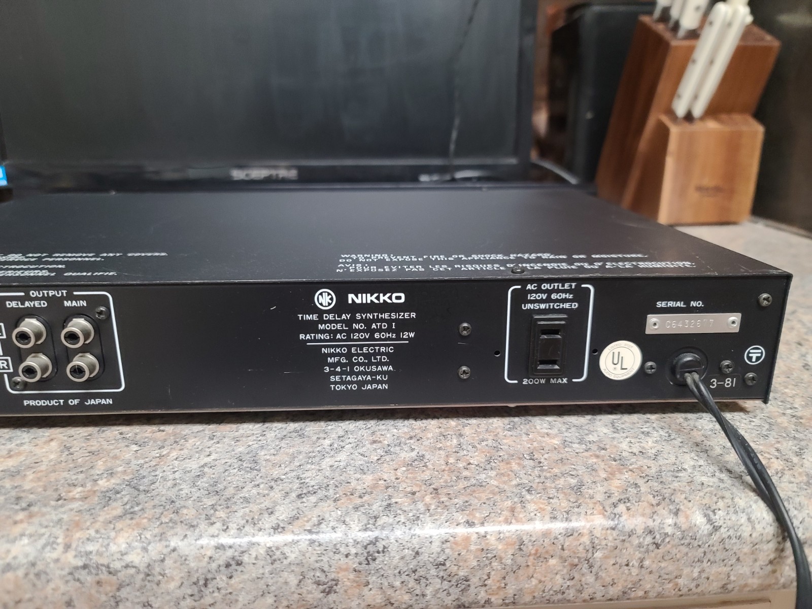 Nikko ATD I Time Delay Synthesizer