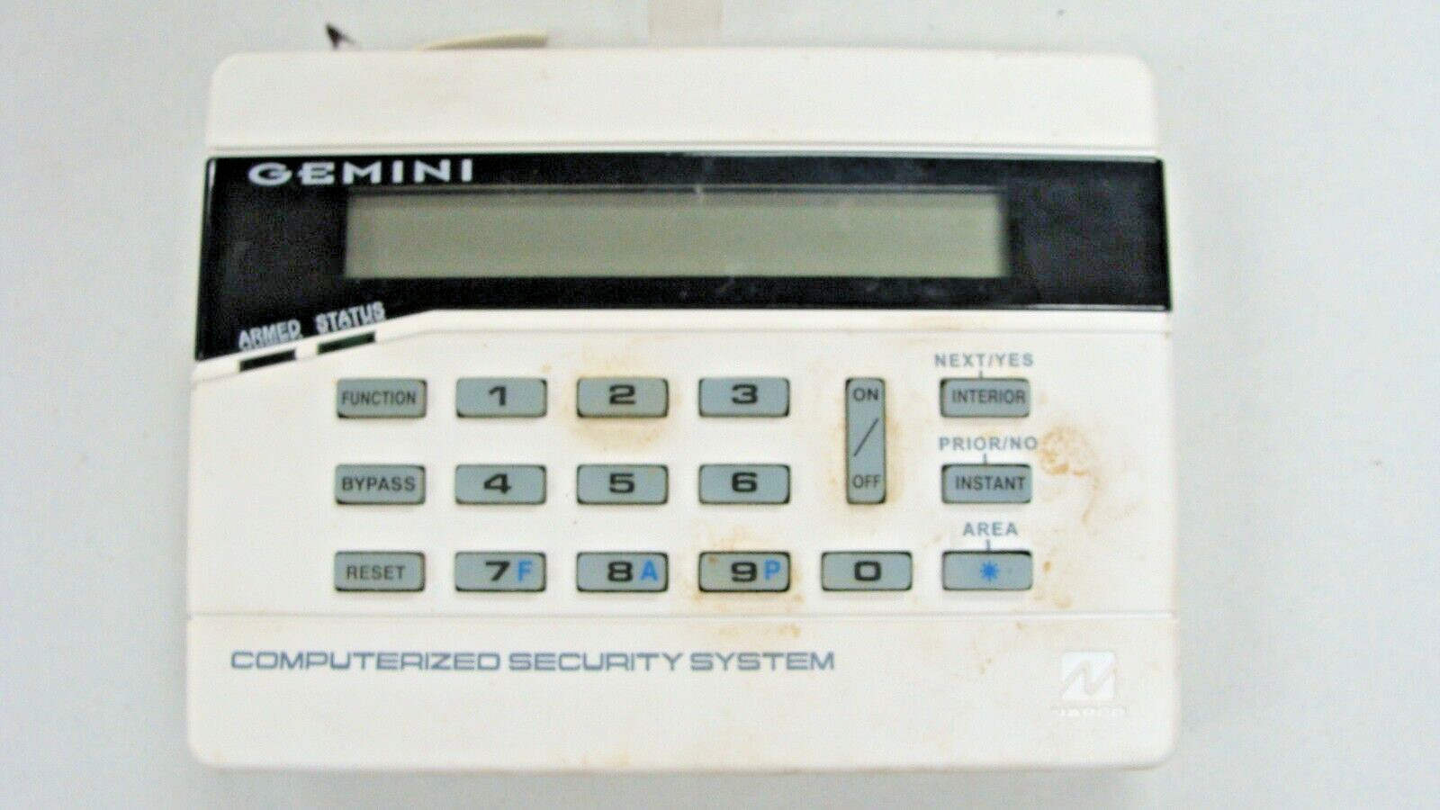 NAPCO GEMINI GEM-RP2ASE2 KEYPAD TOUCHPAD