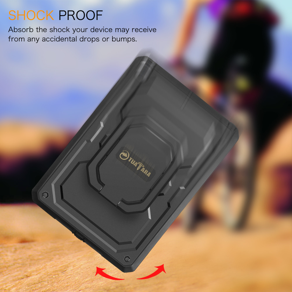 For iPad 9.7 2018 6th Gen Mutiple Angles Screen Protector Hard Back Case Cover