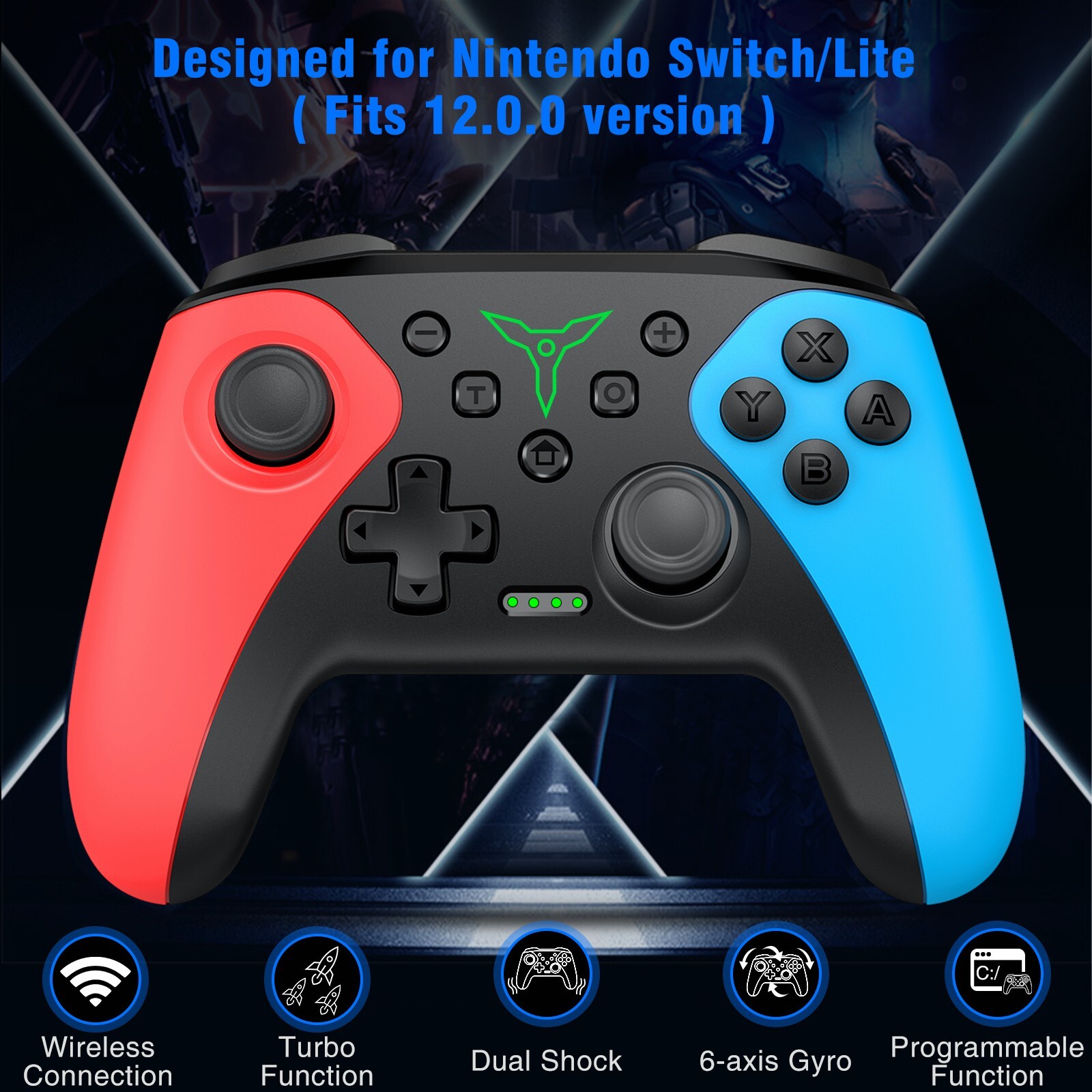 For Nintendo Switch Wireless Pro Controller Gamepad Joypad Joystick Remote Gift