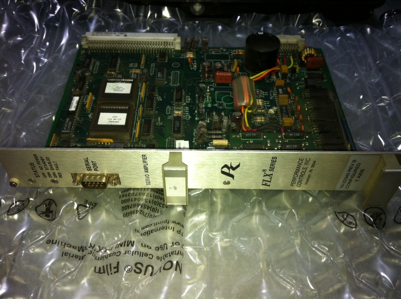 Quad Pick & Place SMT T Axis Servo Amplifier Part Number 10-22343 or 4-1567023-8