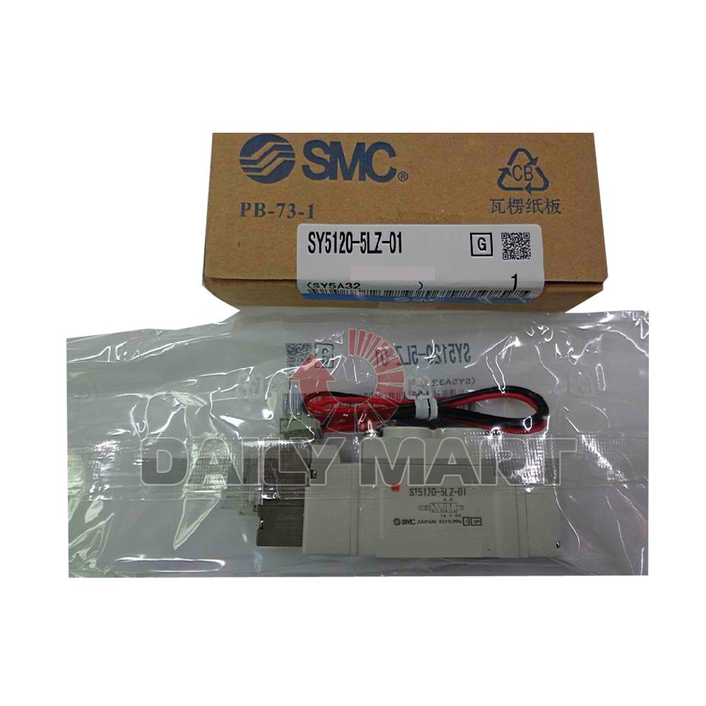 BRAND NEW SMC SY5120-5LZ-01 BASE MOUNTED BODY PORT SOLENOID VALVE PLC