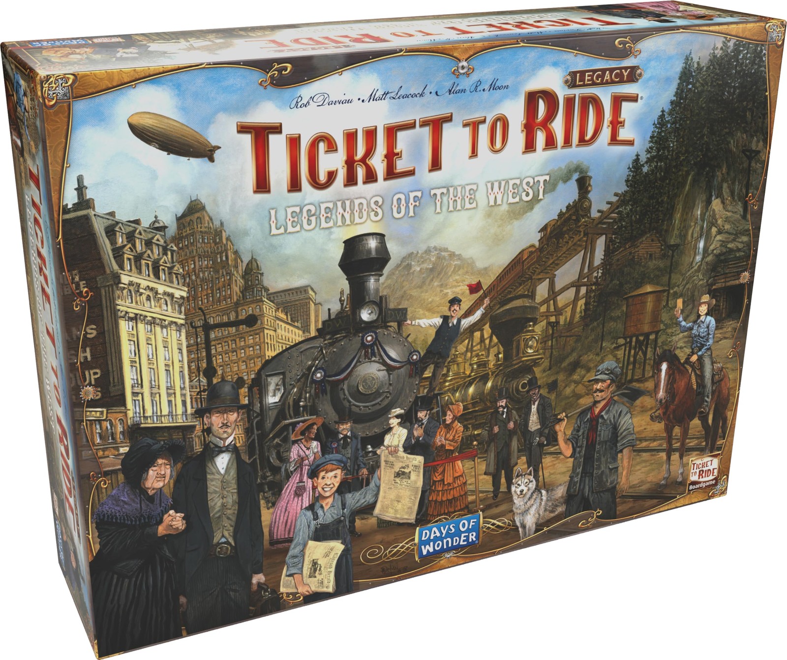 Asmodee Ticket to Ride Legacy: Legends of The West Board Game - The Ultimate
