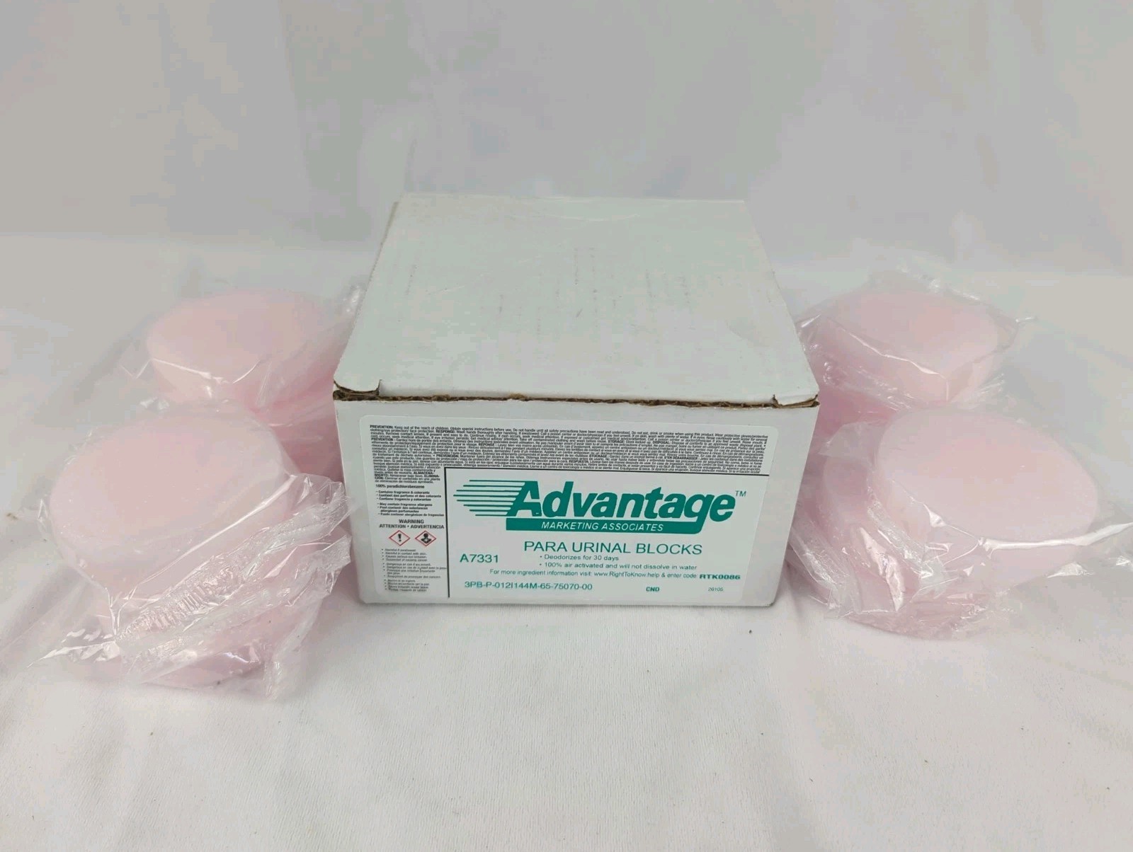 Lot Of 12 Fresh Products RTK0086 Cherry No Dye Para Urinal Block