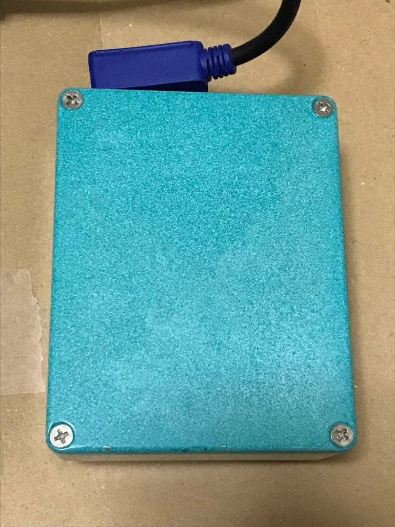 Fuzz Factory 7 Copy Guitar Effects Pedal Fuzz Blue 7 Knobs 2 Switches