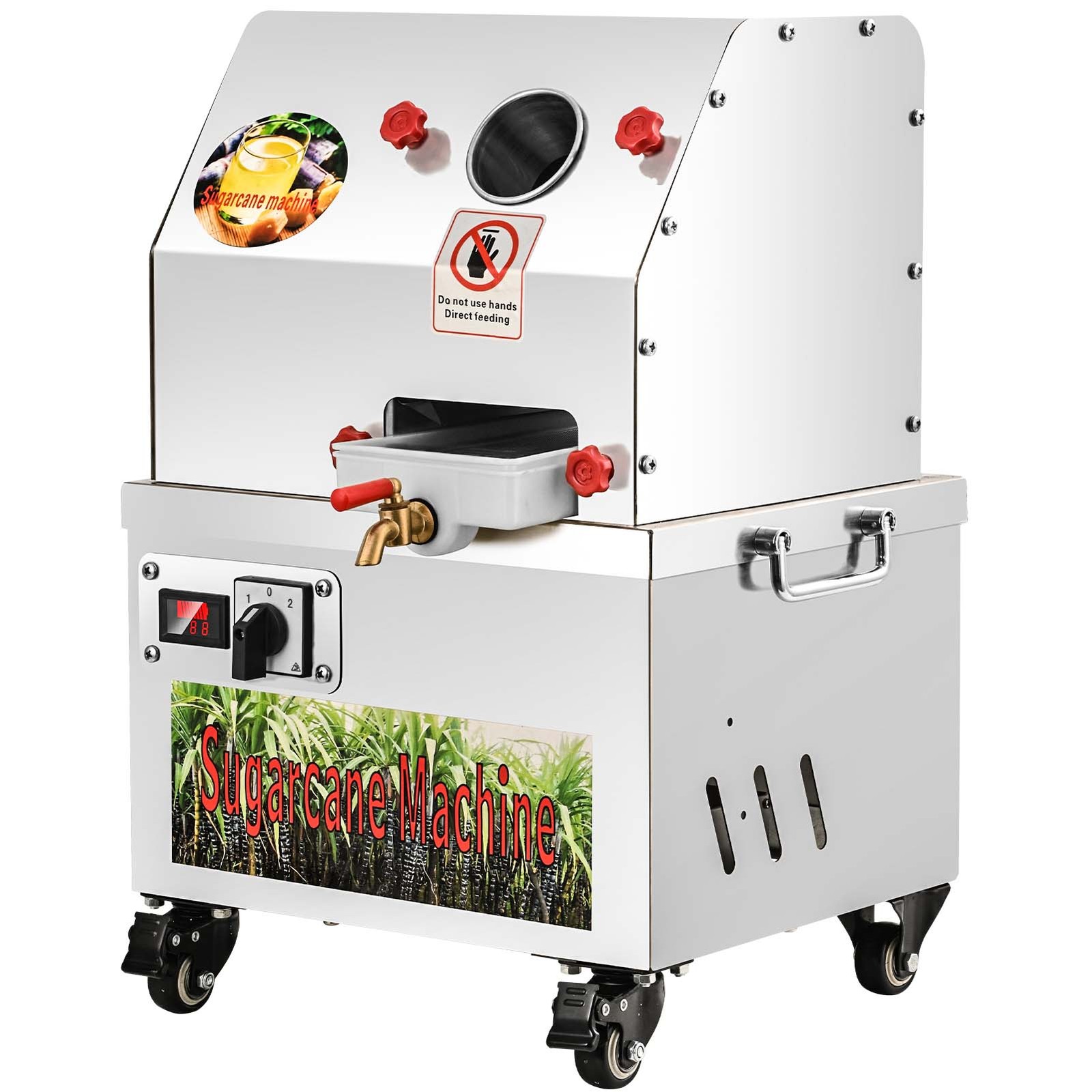 Commercial Sugar Cane Juicer 661LB/H Juicing Machine Celery Press Machine