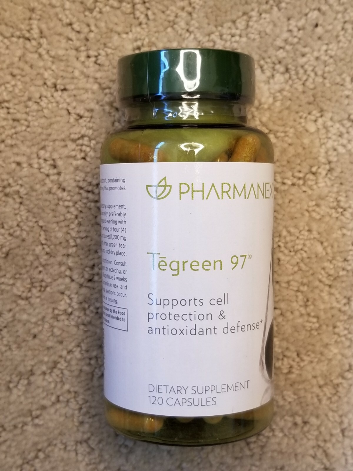 Nu Skin NuSkin Pharmanex  Tegreen 97  - 120 capsules - AUTHENTIC -    03/2027