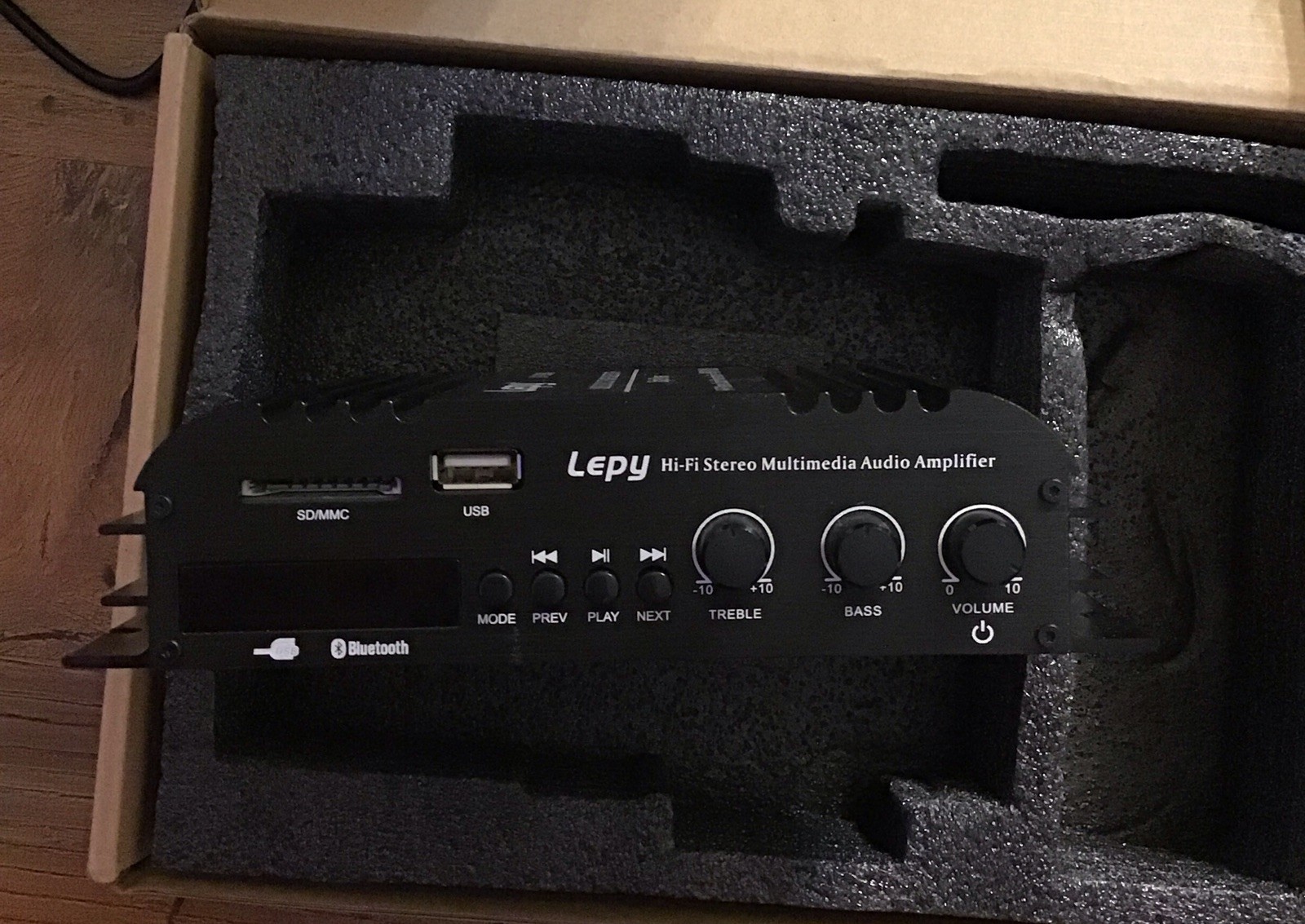 Lepy LP-269S Hi-Fi Bluetooth Multimedia 45W RMS Digital Stereo Amplifier Player