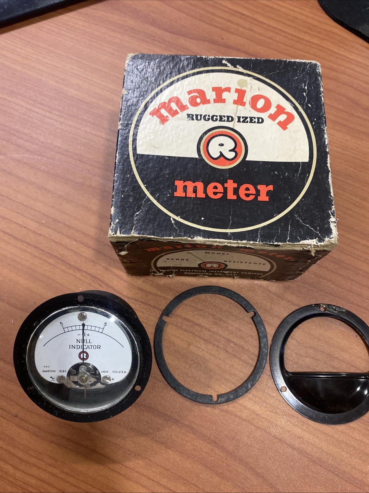 Marion Inst Division HS-2 Meter Precision, Null Indicator,  NIB
