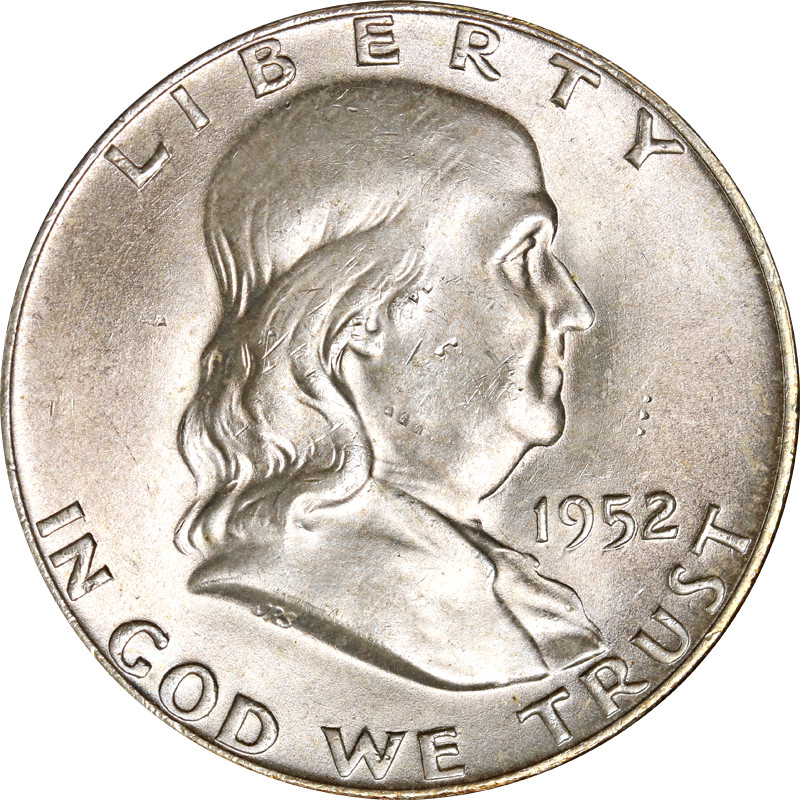 1952-D Franklin Half Dollar