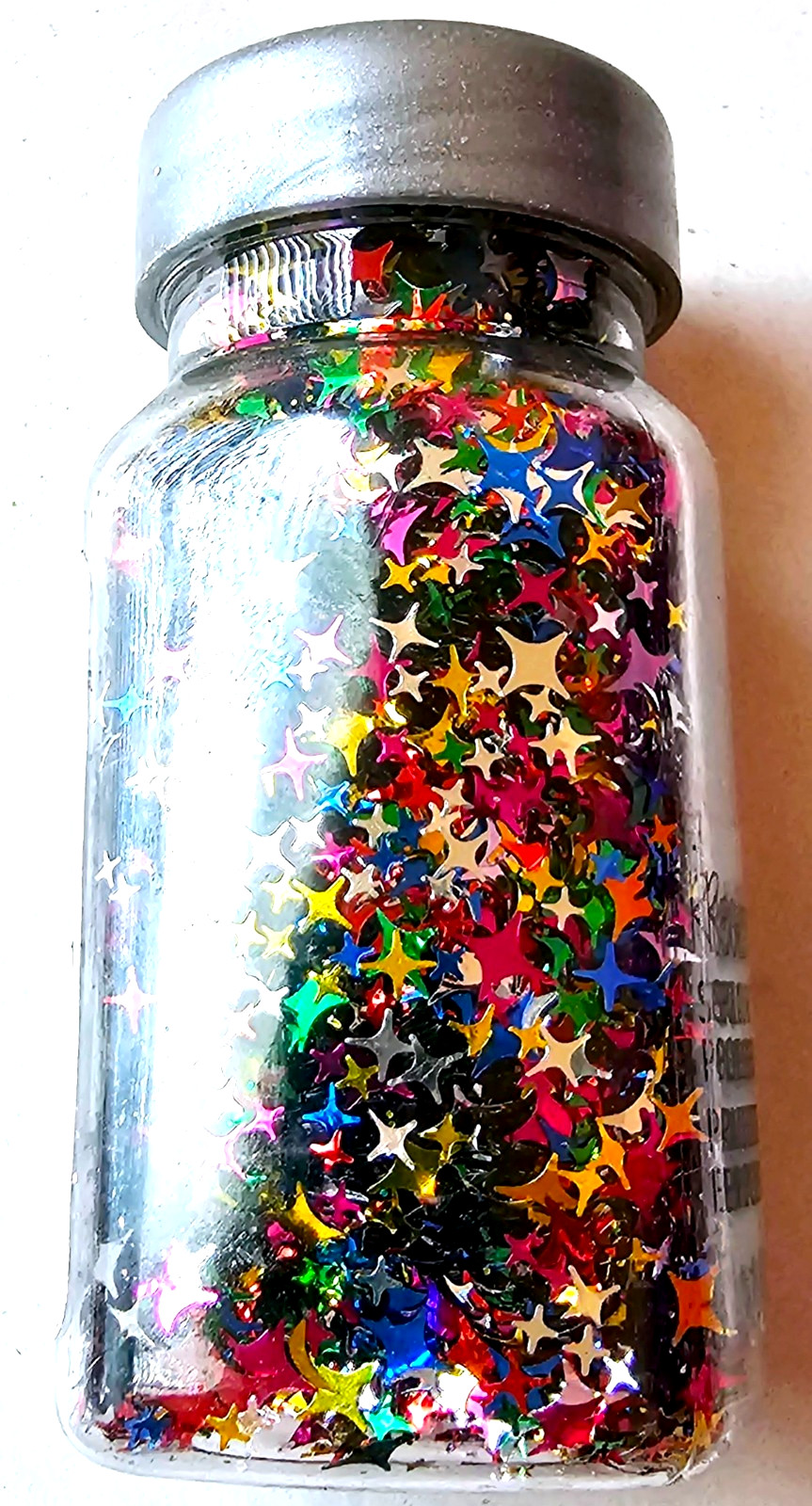 Recollections Glitter Multi Stars Craft Confetti Jar DIY Tumblers Nails
