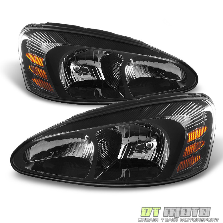 2004-2008 Pontiac Grand Prix Headlights Headlamps Pair Left+Right 2005 2006 2007