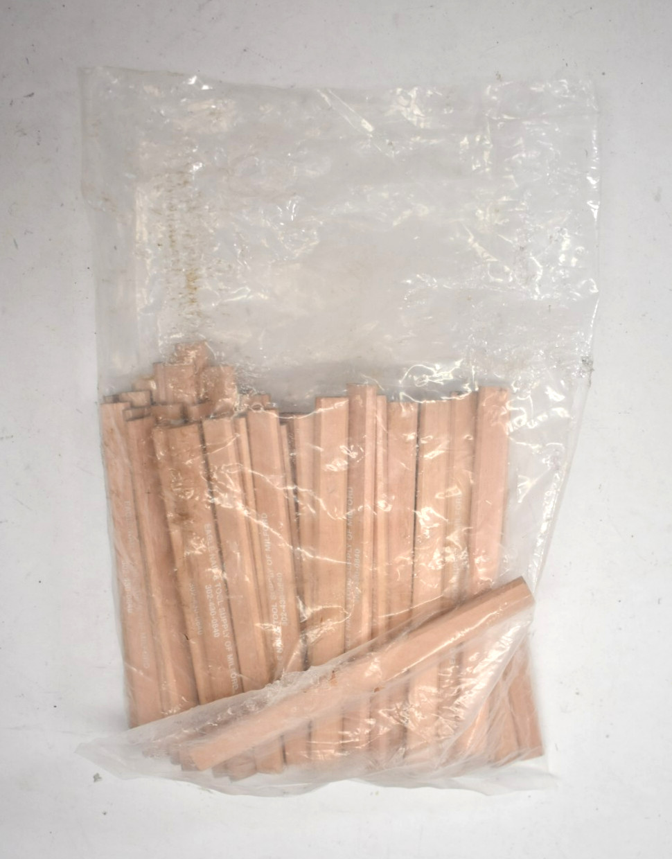 Lot of 52 Wooden Carpenter Pencils Natural Finish Branded Premium Quality