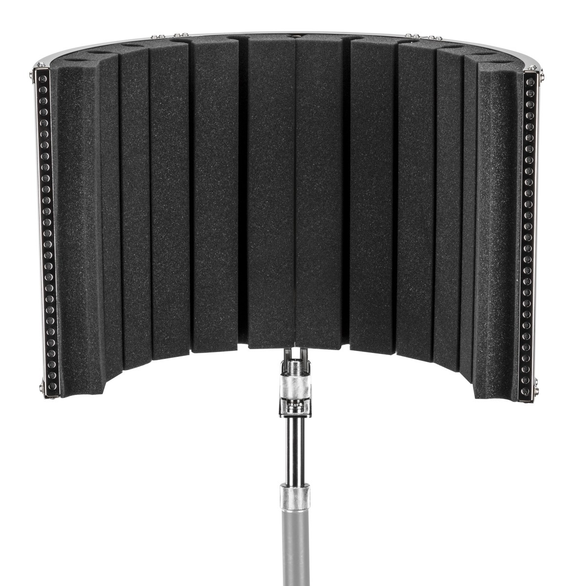 H&A Studio Recording Microphone Isolation Shield with Stand, High density absorb