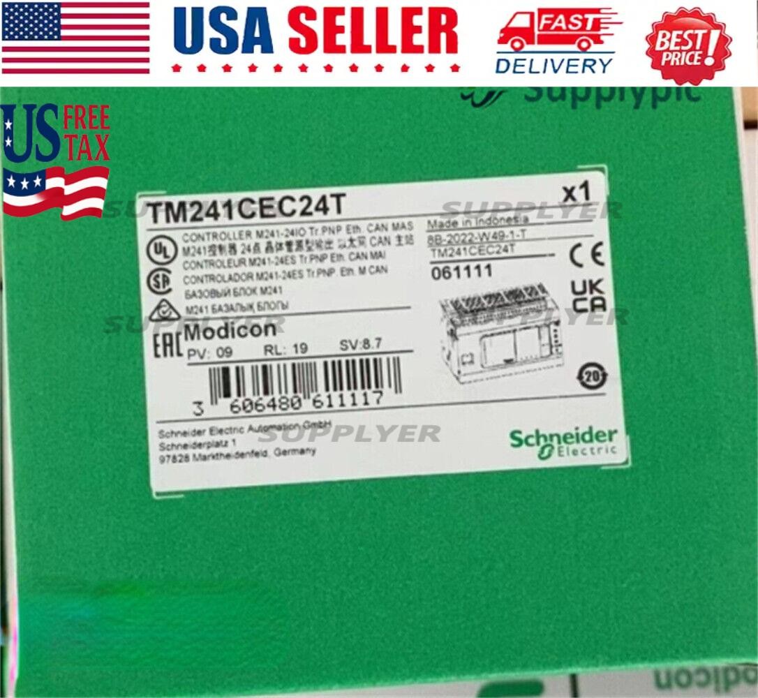 New & Genuine TM241CEC24T PLC Module In Box Fast Ship 1PCS