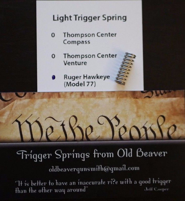 Ruger M77 Hawkeye Light Trigger Spring (TARGET)