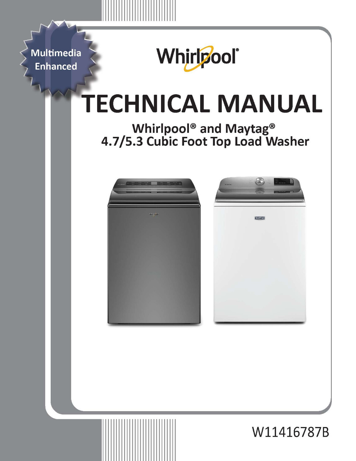 WHIRLPOOL WTW8127LW0 WTW8127LW SERVICE REPAIR MANUAL PAPER AND PDF