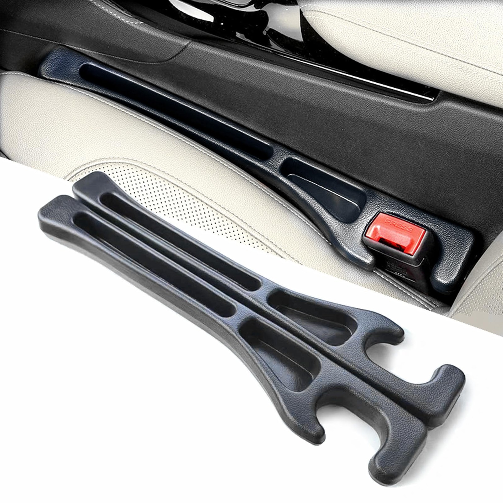 No-Drop Seat Guard, 2 Pack Car Seat Gap Filler Universal Gap Stopper
