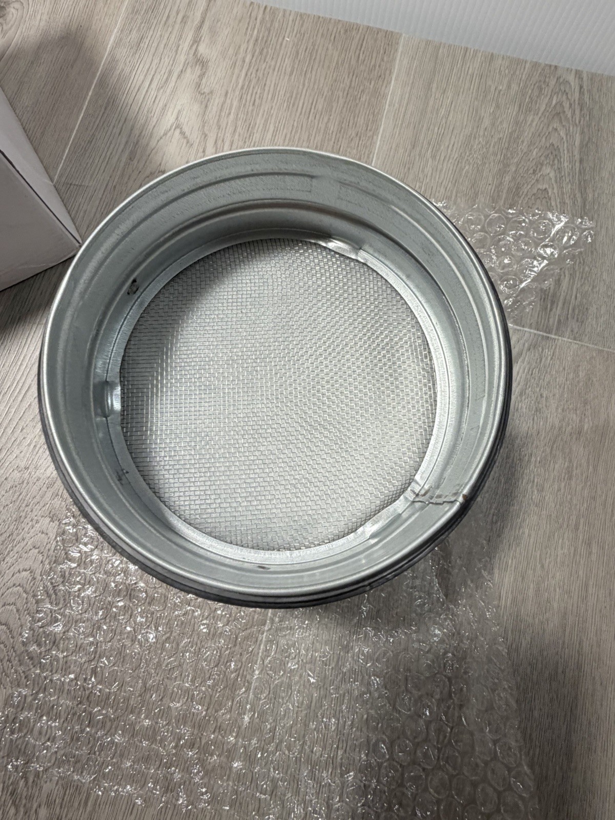 6" Inch Inline Round Duct Filter G4 Class Filtration Purifier System Mesh Filter