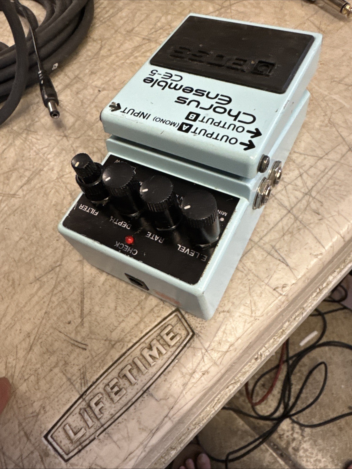 Boss CE-5 Chorus Ensemble (Dark Gray Label - Made in Taiwan) very good Tested