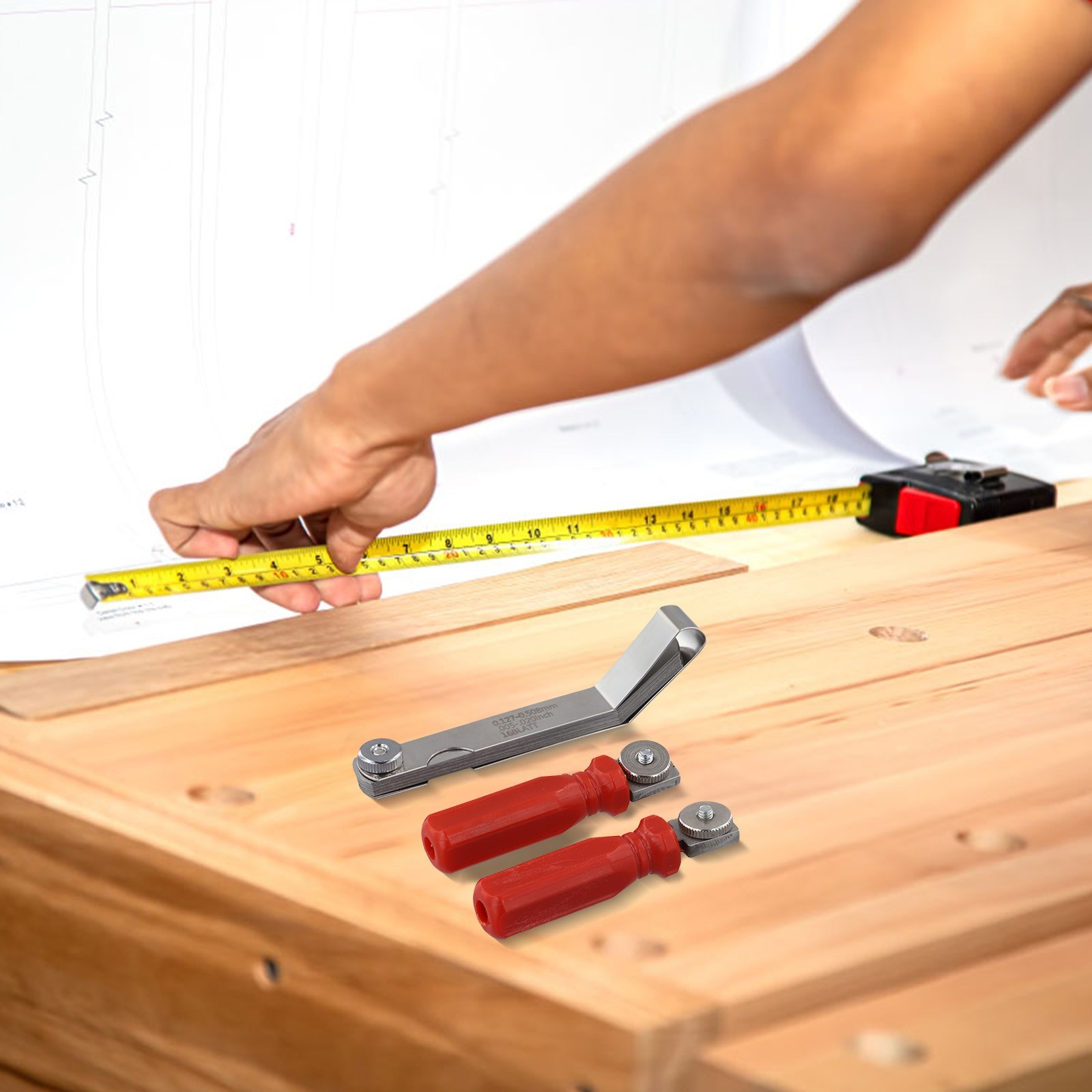 Thickness Gauge Set Built With Robust Materials Designed For Large Vehicles